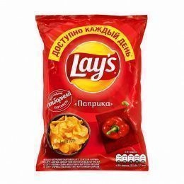 Чипсы"Lay`s" 70г Паприка (25 шт/ящ) РФ