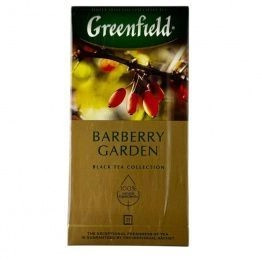 Чай Greenfield 25 пак. BARBERRY Garden  чай черн.(Барбарис) (10 шт/ящ)