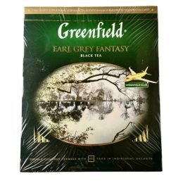 Чай Greenfield 100 пак. EARL GREY Fantasy черный(бергамот) (9 шт/ящ)