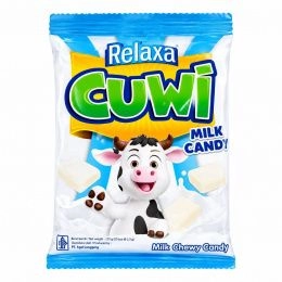 Конфеты Relaxa Cuwi Strawberry Milk Chewy Candy 125г жевательные (20шт/ящ)
