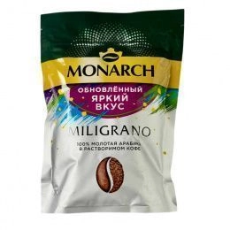 Кофе MONARCH MILIGRANO раств. м/у  70гр (12шт/ящ)