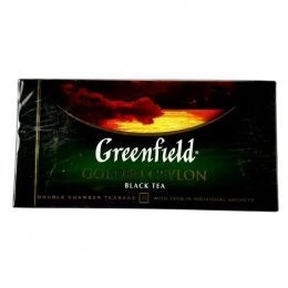 Чай Greenfield 25 пак. Golden CEYLON черный (10 шт/ящ)