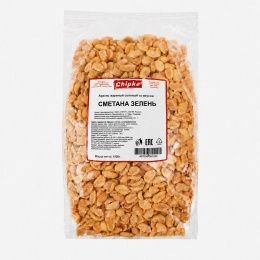 CHIPKA Арахис жар. СМЕТАНА ЗЕЛЕНЬ 1кг (10шт/ящ)